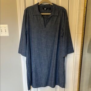Lands’ End Denim Chambray Dress